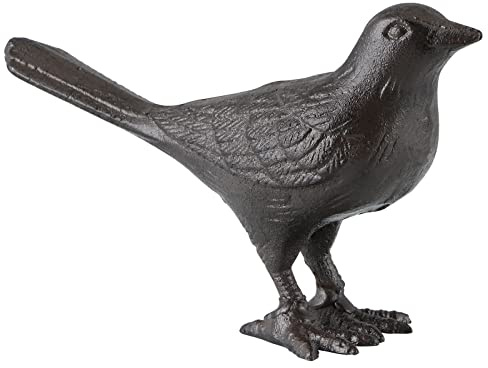 MOLIGOU Cast Iron Bird Figurine, Bird Statues Home Decor, Decorative Dove Sculpture Ornament for Farmhouse, Shelf