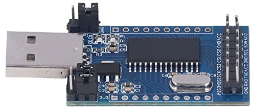 Jeanoko Adaptador de puerto serie USB, CH341A, módulo convertidor USB de expansión de chip USB a UART IIC SPI TTL ISP EPP MEM para depuración de programas