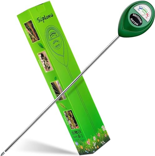 Suplong Long Probe Deep Use Soil Moisture Meter, Plant Moisture Meter, Moisture Meter Plant, Moisture Meter for Garden, Lawn, Farm, Indoor & Outdoor (No Battery Needed)(Green)