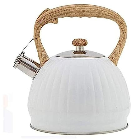 Théières pour Cuisinière Bouilloire à Flûte 3.5L Sifflement Thé Bouilloire Maison Cuisinière Bouilloire En Acier Inoxydable Théière Avec Poignée Pour Toutes Les Cuisinière À Gaz Bouilloire Sifflante