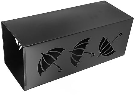 Pssopp Portaombrelli Portaombrelli Multiuso Rack Portaombrelli in Metallo per Ufficio Corridoio Casa