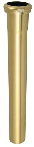 Kingston Brass EVP3007 Century 1-1/2 x 12 Brass Slip Joint Tailpiece Extension Tube, Brushed Brass