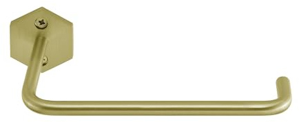 Brusque Toilet Paper Holder in Brushed Gold