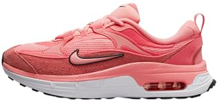 NIKE Sportswear - Sneakers W Air Max Bliss in Pelle, Rosa Corallo-Nero-Bianco (8)