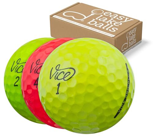 50 VICE PRO Plus BUNT Mix LAKEBALLS/GOLFBÄLLE - QUALITÄT AAAA