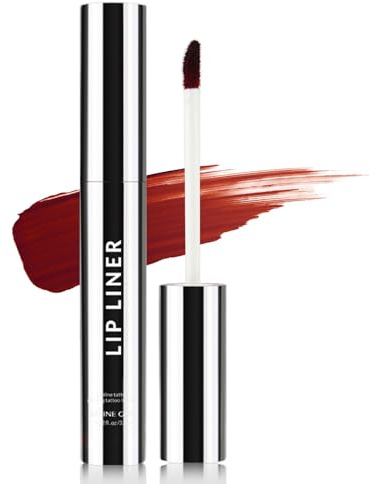 Erinde Peel off Lip Liner Stain, Long Lasting Lip Stain Peel off, Women Waterproof Matte Lipstick, Transfer Proof Lip Tint Peel off, Highly Pigmented Color Lipliner #003