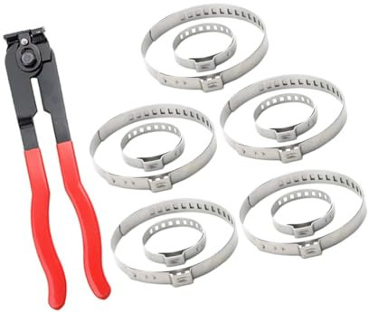 DONFAMDS Pince à Sertir Pour Colliers De Serrage De Soufflet Outil De Réparation Pour Flexibles Et Arbre De Transmission Kit Outils Ajustables Pour Véhicules