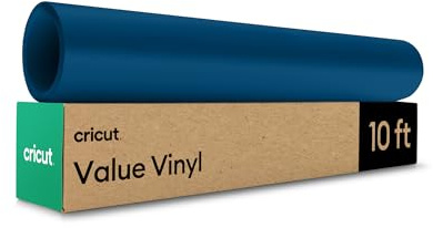 Cricut Value Vinyl | 30.5 cm x 3 m (12 x 10 ft) | Self Adhesive Permanent Vinyl for All Cricut Cutting Machines | Navy Blue