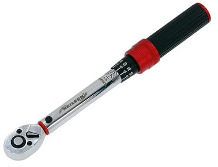 Neilsen CT6070 1/4 Inch Drive Torque Wrench, 5–25Nm ±3% Accuracy, 72-Tooth Ratchet Head, Adjustable Click Type, for Precision Tightening in Automotive, Bicycle, and Mechanical Applications