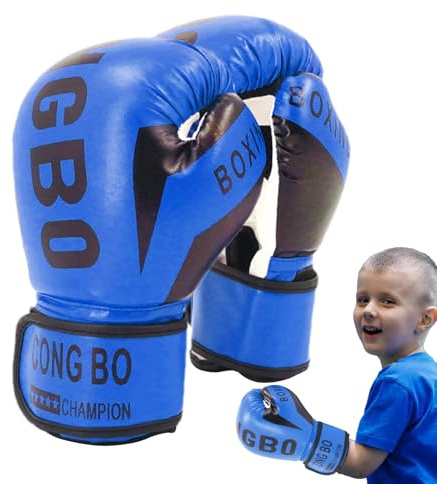 Mini Gants de Boxe - Child Sparring Mitts, Youth Leved Punching Glovess | Gants de Protection sûrs pour, Gants de Combat réglables pour garçons et Filles, équipement de Kickboxing YouTth
