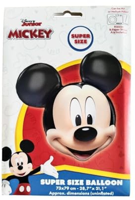 Mickey Mouse Head Shaped Foil Balloon