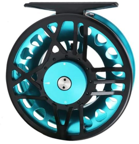 Fliegenfischerrolle Wasserdicht | CNC-gefräste Aluminium-Fliegenrolle mit großer Welle und Scheibenbremse, glatt und langlebig