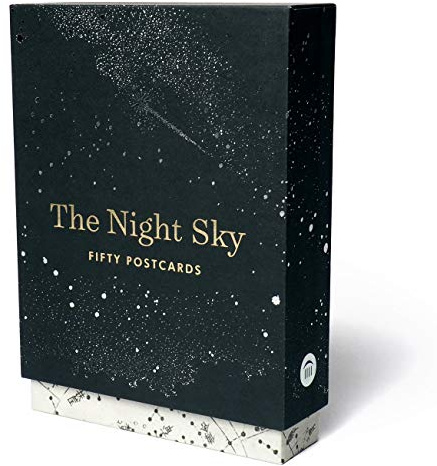 The Night Sky: Fifty Postcards (50 designs; archival images, NASA ephemera, photographs, and more in a gold foil stamped keepsake box;): 50 Postcards