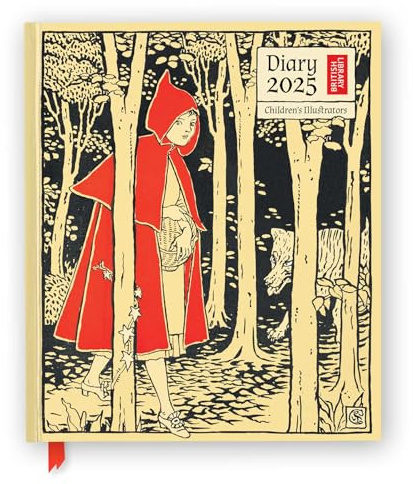 British Library: Children's Illustrators 2025 Desk Diary Planner - Week to View, Illustrated throughout