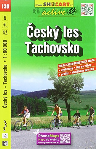 Český les, Tachovsko / Oberpfälzer Wald, Tachau (Radkarte 1:60.000) (SHOCart Radkarte 1:60.000 Tschechien, Band 130)