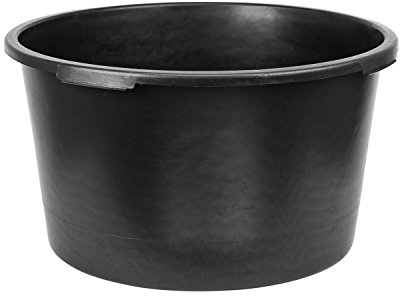 Patrol Group Noir auge ronde en plastique 65 L pour mélanger le mortier