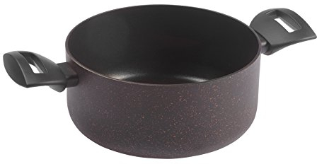 Ballarini Cervinia Diamond Casseruola, 1.5 Litri, Alluminio, Nero
