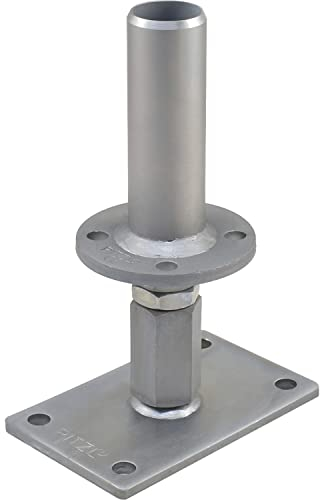 PITZL Pfostenträger Typ 10930.1600 ZiNiP beschichtet rechts/Links, Silber
