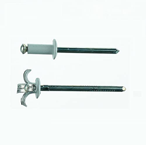 SACTO 500 RIVETTI GRAF ALLUMINIO CHIODO ACCIAIO ZINCATO BIANCO RAL 9010 4.8x12mm