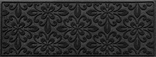 WaterHog Mat for Entryways – Indoor/Outdoor Mat for Home Entrance, Durable Dirt Trapping Design for Front or Back Door, Heavy Duty Floor Covering – Phoenix Collection - Charcoal 2' x 5'
