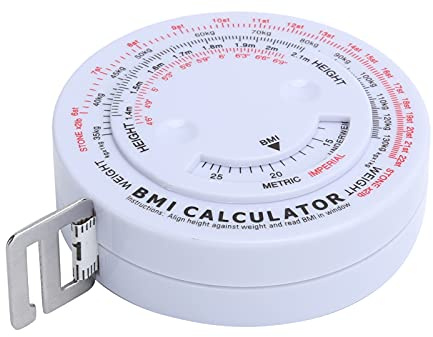 BMI-Messung 150 Cm Gewichtsverlust-Rechner, Ungiftig, Genaue Waage, Taillen-Körperfettmessschieber für Männer/Frauen