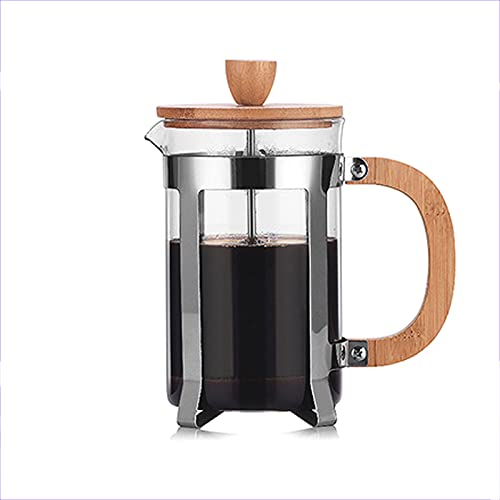 THREMA Cafetera De Prensa Francesa, Émbolo De Café De Cafetera De 800 Ml con Soporte De Metal, Buena Permeabilidad Y Resistencia Al Frío Y Al Calor Repentinos, Regalos De Café para Hombres Y Mujeres