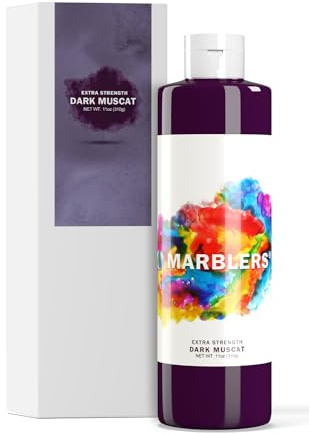 MARBLERS Colorante liquido, 310 g, moscato scuro, a base d'acqua, super concentrato, tinta, pigmento, inodore, atossico, ideale per cemento, malta, malta, gesso, vernice a base d'acqua