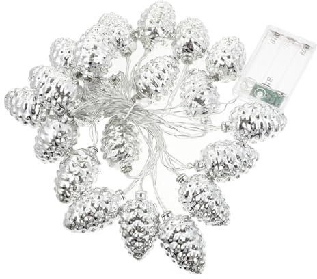 Beatifufu 1 Satz Saite Tannenzapfen Lichterketten Tannenzapfen-LED-Leuchten LED Tannenzapfen Licht wasserdichte Lichterketten weihnachtsdeko led ligts Weihnachts-LED-Lampe Plastik