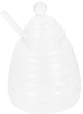 FUNOMOCYA 1satz Glasbehälter Für Honig Mit Deckel Und Rührstab Stilvoll Und Funktional Zur Aufbewahrung Von Honig Und Sirup Der Küche