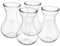 QUMIIRITY 4pièces Vases Verre Transparent pour Jacinthes De Petits Vases Décoratifs Hydroponiques pour Fleurs Et Plantes Intérieur pour Décoration De Table Et Arrangements Floraux