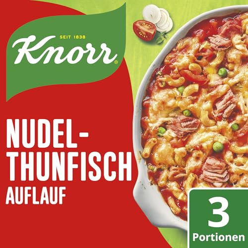 Knorr Fix Würzmischung Nudel-Thunfisch Auflauf für einen leckeres Gratin ohne geschmacksverstärkende Zusatzstoffe 3 Portionen