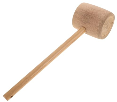 Toddmomy Long Handle Bamboo Water Ladle 5-6.5cm Diameter, Natural Unpainted Scoop for Kitchen Cooking and Outdoor Camping, Japanese Style Canning and Bath Salt Scoop