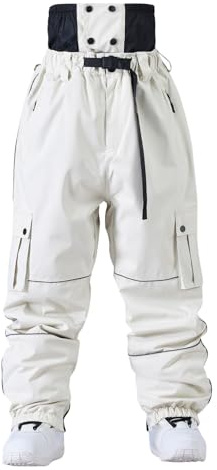 Sunnyuk Tuta da Neve Uomo, Completo Sci Uomo Salopette Sci Montagna Pantalone Impermeabile Termici Pantaloni Curvy Taglie Forti Tuta Snowboard da Neve Elasticizzati Invernale