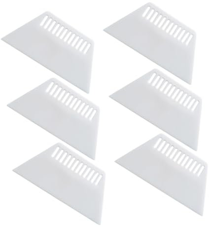 Hemobllo 6piezas Raspador De Plástico Para Película Autoadhesiva De Herramienta Para Aplicar y Retirar Calcomanías Interiores y Exteriores Para Proteger y Tintar Vehículos Paredes y