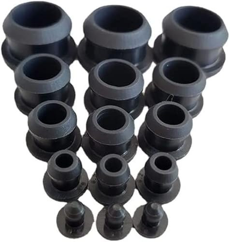 XLANDALYUEFA Silicone hole plug Cover,2/4/10Pcs New Silicone Rubber Hole Caps 4-30mm High Temperature Resistance T Type Cover Snap-on Gasket Blanking End Cap Seal Stopper(A10.5mm 10pcs)