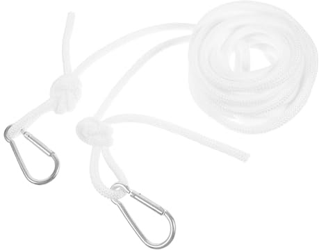 TOPPERFUN Tendedero de Exterior Resistente al Viento para Patio Casa y Viajes Cuerda de Metros Grosor para Tender Ropa al Aire
