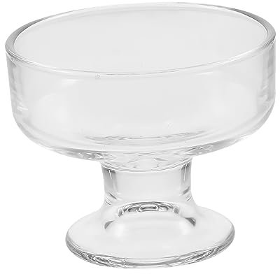 Holibanna Coppa Per Gelato in Trasparente 250 Ml Coppa Per Bevande E Dessert Per Yogurt Frullati E Dolci Leggera E Facile Da Pulire