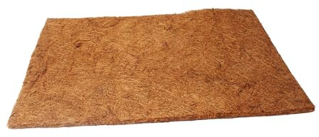 VICASKY 2 pièces Tapis Fibre de Naturel pour Reptiles Coussin Respirant et Résistant à Usure Tapis de Lit pour Terrarium et Aménagement Habitat Reptile