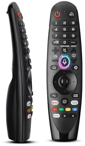 Télécommande Magic pour téléviseurs LG, Remplacement de la télécommande d'origine avec Fonction vocale, télécommande Universelle pour téléviseurs LG UHD OLED QNED NanoCell 4K 8K Smart TV