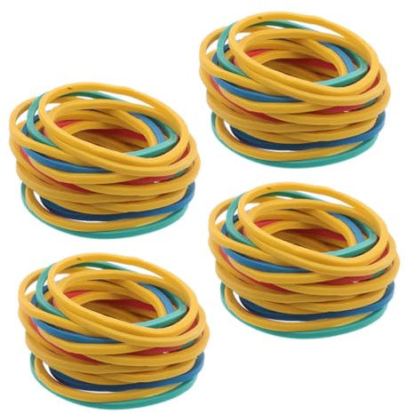 DIYEAH 300 Pezzi Elastici Colorati in Gomma Fasce Elastiche Resistenti per Organizzazione Ufficio Progetti Creativi e Attività di Gruppo Gommini Multiuso per Casa Scuola e Laboratorio
