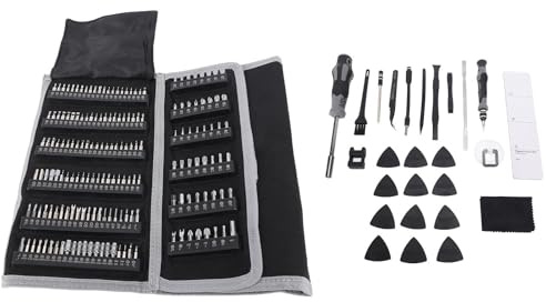 Jeu de tournevis 201 en 1 avec embouts magnétiques, outils réparation for l'électronique, ordinateur portable, téléphone