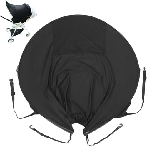 Parasol portátil para cochecito de bebé, protección solar para cochecito, cochecito al aire libre, duradero e inteligente