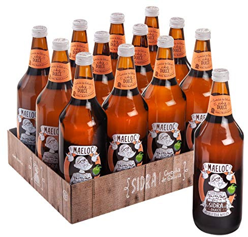 Maeloc Sidra Dulce Ecológica - 12 botellas x 750 ml