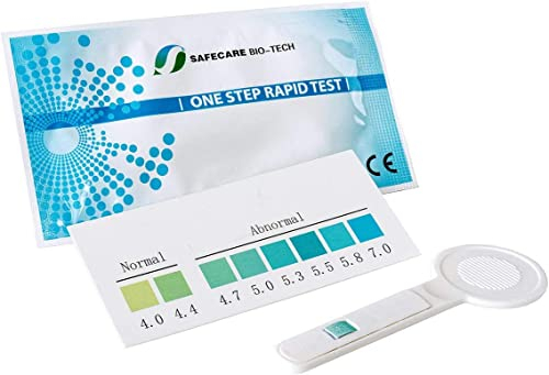 One+Step pH vaginaler Teststreifen 5 Stück - Test zur Bestimmung des vaginalen pH-Wertes - Urintest zur Früherkennung von Infektionen zur Vorsorge während der Schwangerschaft