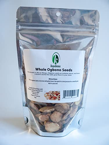 KOPABANA Ogbono seeds | African mango| bush mango| dika | mbukpap uyo 2oz