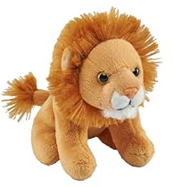 Wild Republic Pocketkins Eco Löwe, Plüschtier, 12 cm, Plüschspielzeug, Hergestellt aus recycelten Materialien, Umweltfreundlich