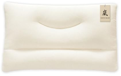 ZENURAH Organic Buckwheat Pillow - Japanese Style Sobakawa (28 x 17) - Extra Firm Neck Support for Back/Side Sleepers - Breathable & Cooling - 100% Mountain Grown Hulls - Standard Size