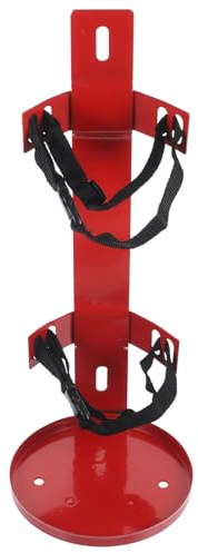 MALUGOGO Supporto Porta Estintore da Parete 5-7kg con Cinghie Regolabili Staffa di Montaggio Compatta per Casa Ufficio Barca e Hotel
