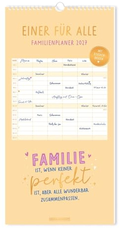 Familienplaner 2027 Einer für alle: Familienplaner