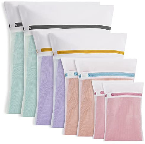Wäschesack für Waschmaschine - Mesh Wäschenetz 8 Set, Verformungsschutz für Waschmaschinen, Wäschebeutel Laundry Bag für Mäntel, Pullover, Hemden, Socken, Jeans, Bluse